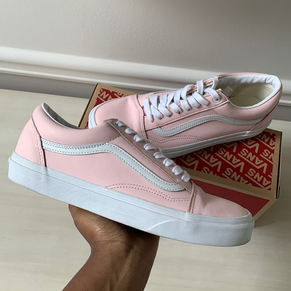 VANS OLD SKOOL PINK LEATHER